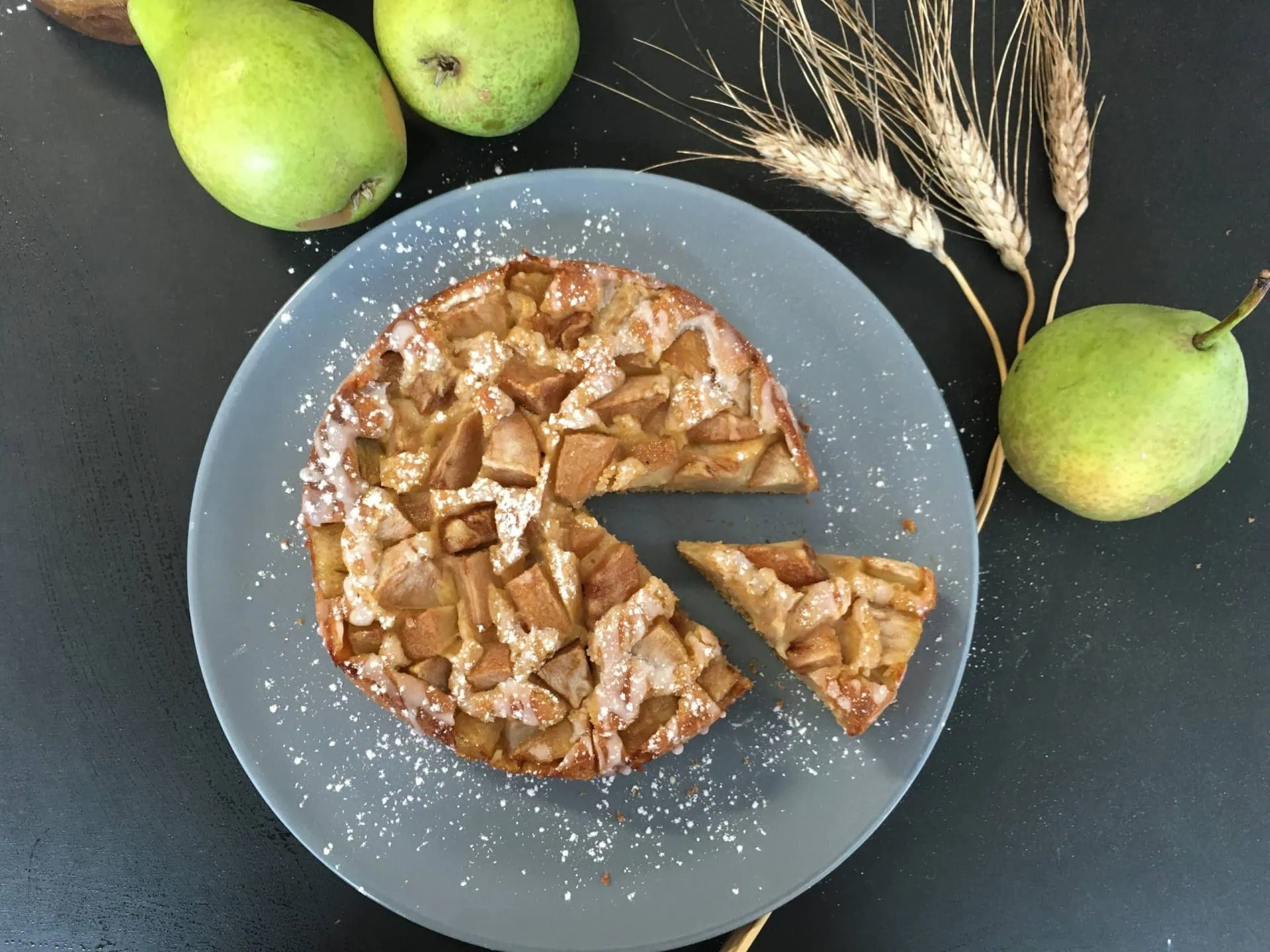 Birnen-Einkorn Kuchen