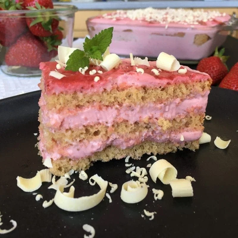 Einkorn-Erdbeer-Tiramisu