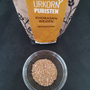 Khorasan Flocken mit Packung