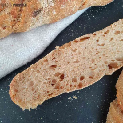 aufgeschnittene Khorasan Weißweinstange