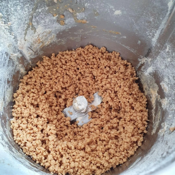 Riebele im Mixtopf frisch zubereitet