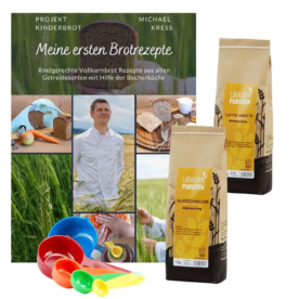 Kinderbackset mit Buch "meine ersten Brotrezepte"